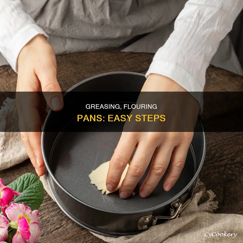 how do you grease and flour a pan