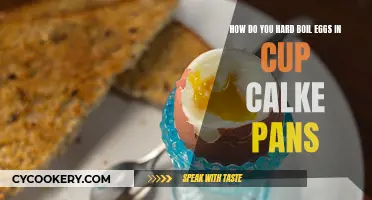 Hard-Boiling Eggs: Cup Cake Pan Method
