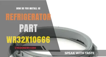 Easy Steps to Install GE Refrigerator Part WR32X10666