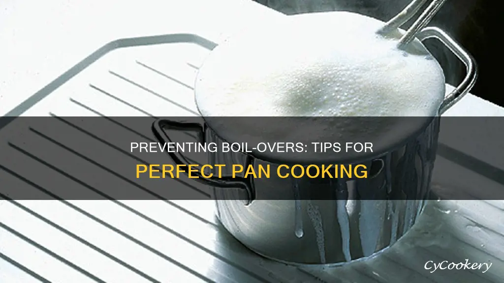 how do you keep a pan from boiling over