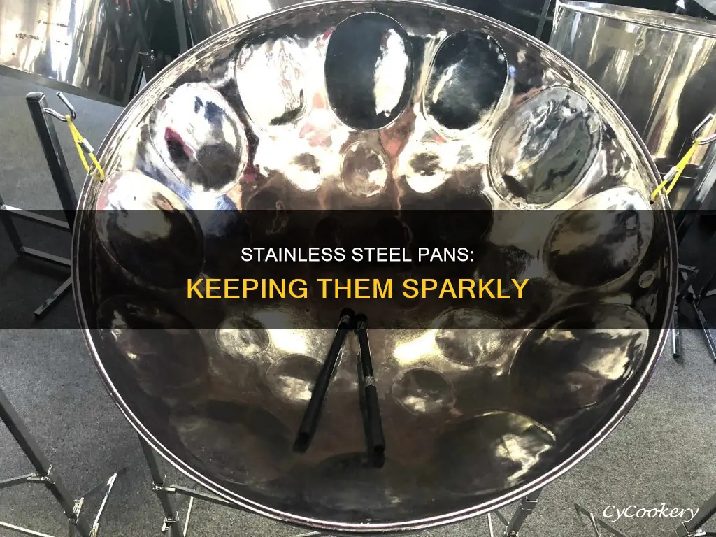 how do you keep stainless steel pans shiny