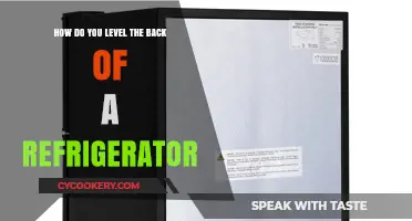 Easy Steps to Level Your Refrigerator's Back for Optimal Performance