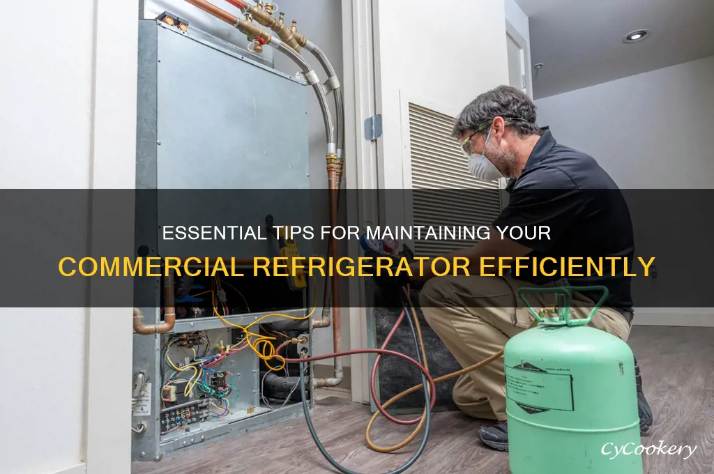 how do you maintain a commercial refrigerator