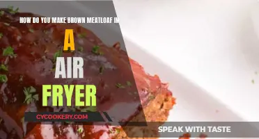 Air-Fried Meatloaf: A Quick, Crispy, and Tasty Treat