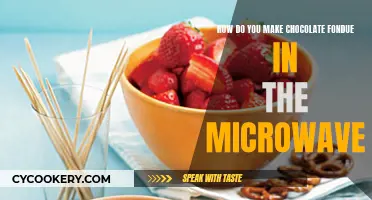 Quick Chocolate Fondue: Microwave Magic in Minutes