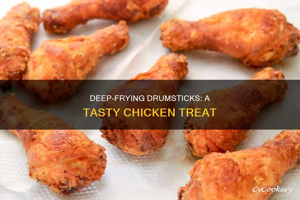 how do you make drumstick chicken in a deep fryer