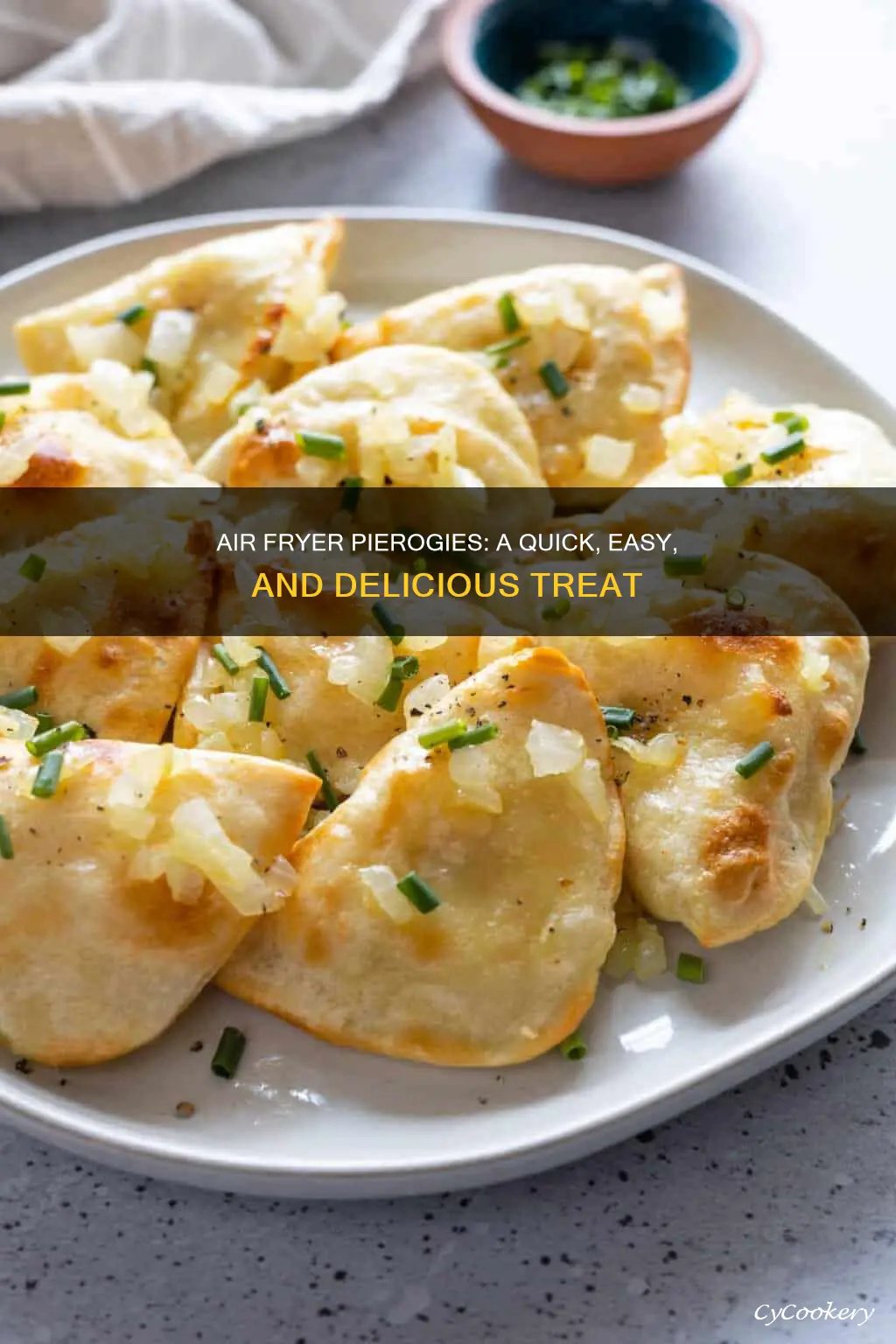 how do you make frozen pierogies in an air fryer