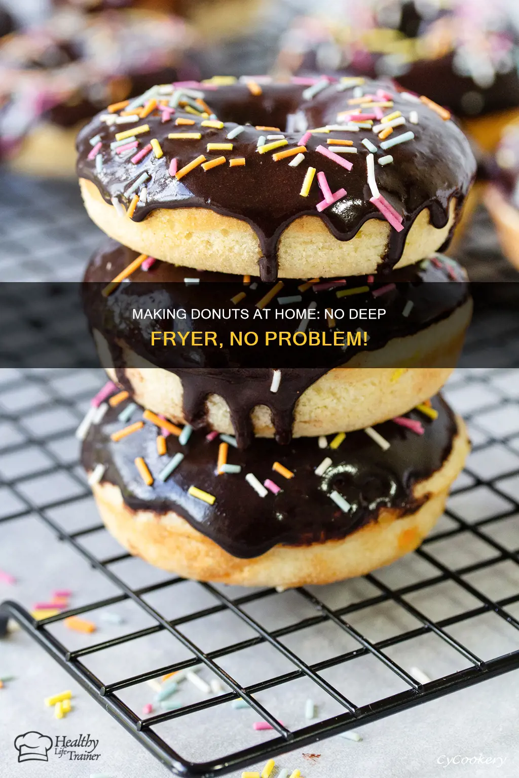 how do you make homemade donuts without a deep fryer