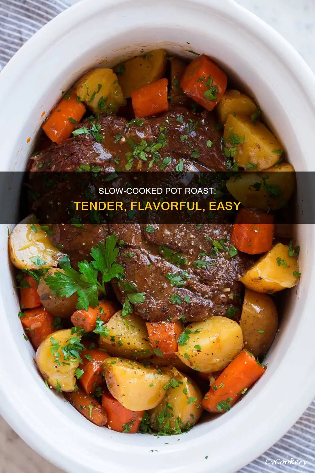 how do you make pot roast in a slow cooker