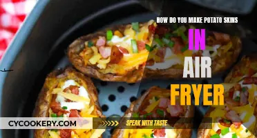 Air-Fried Potato Skins: A Quick, Crispy Delight