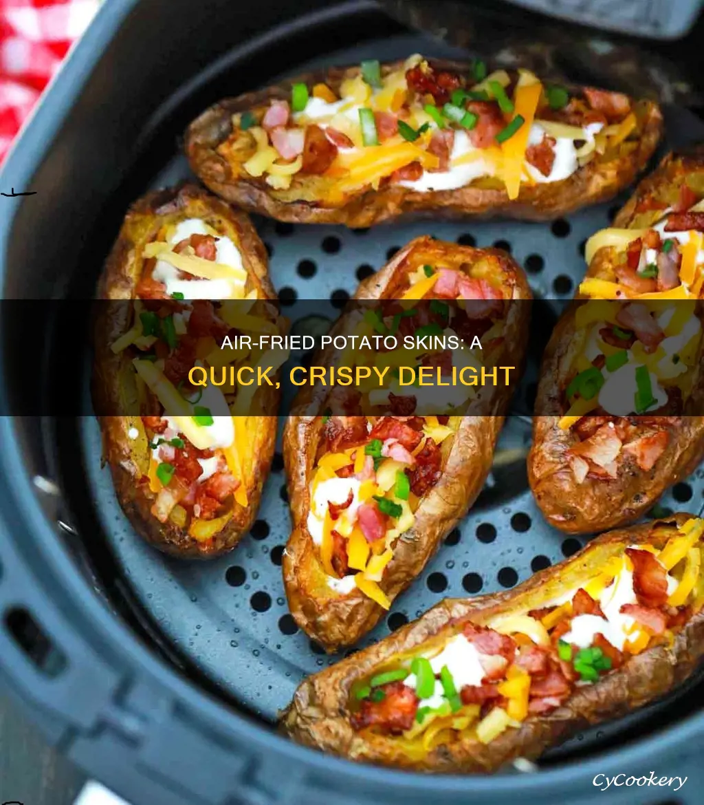 how do you make potato skins in air fryer