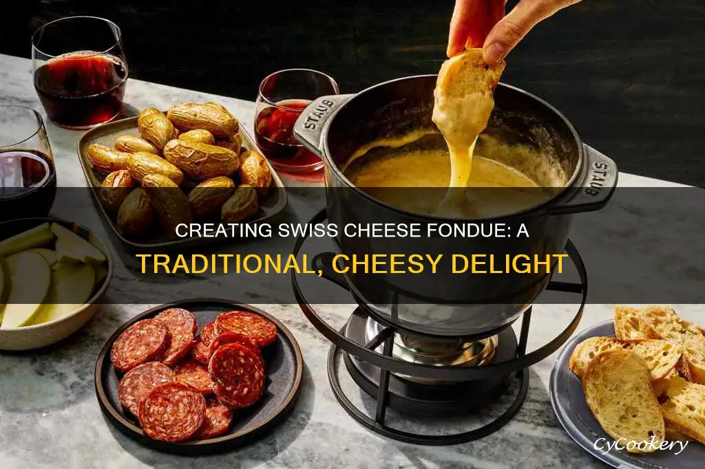 how do you make swiss cheese fondue