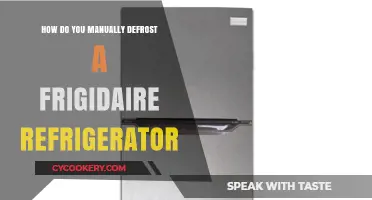 Manually Defrosting Your Frigidaire Refrigerator: A Step-by-Step Guide