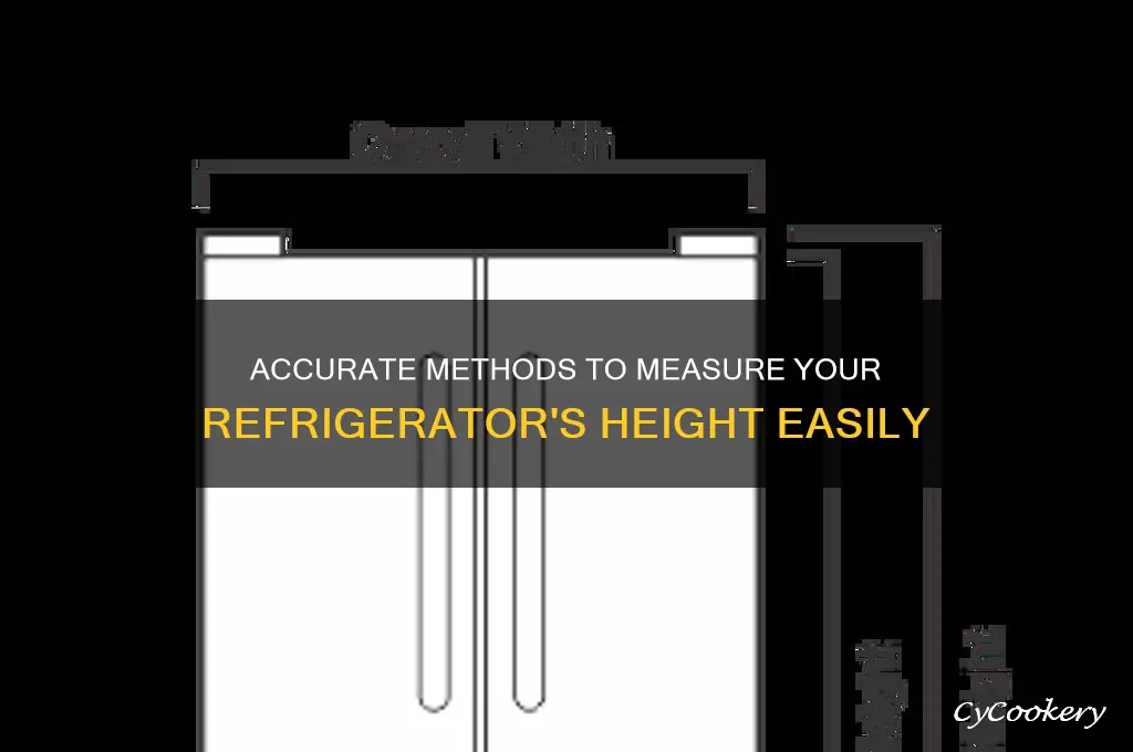 how do you measure the height of a refrigerator