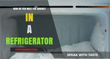 Quickly Melt Ice in Your Fridge: Simple and Effective Methods