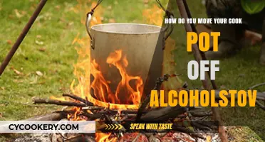 Moving Cook Pots: Alcohol Stove Safety
