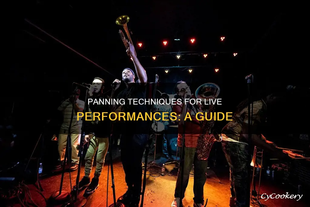 how do you pan all musical instruments for live performance