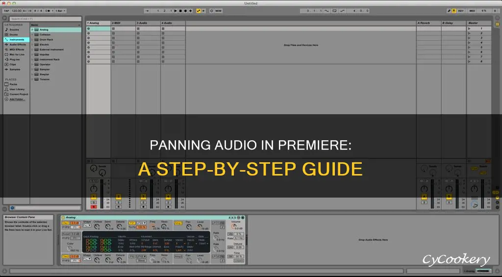 how do you pan audio in premiere