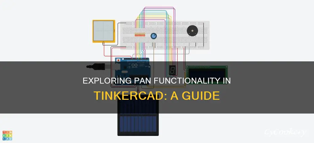 how do you pan in tinkercad