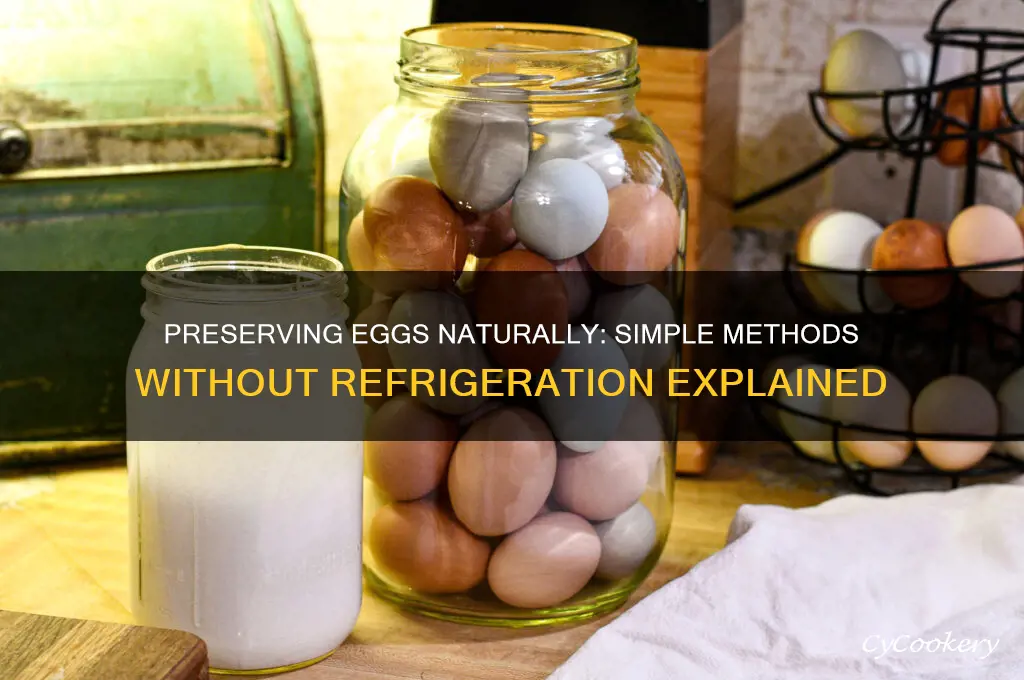 how do you preserve eggs without refrigeration