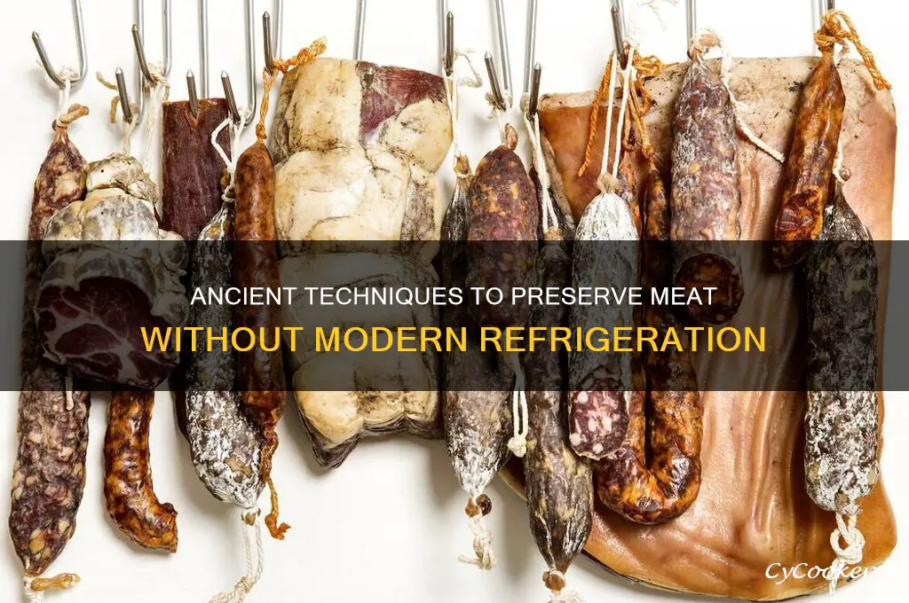 how do you preserve meat without refrigeration