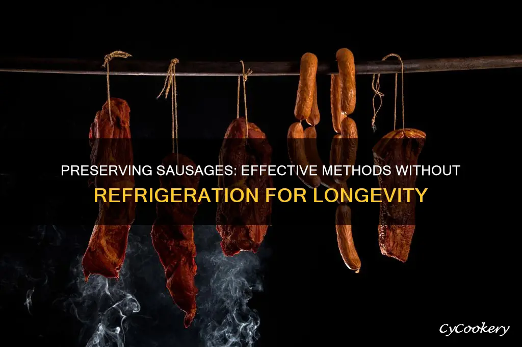 how do you preserve sausages without refrigeration