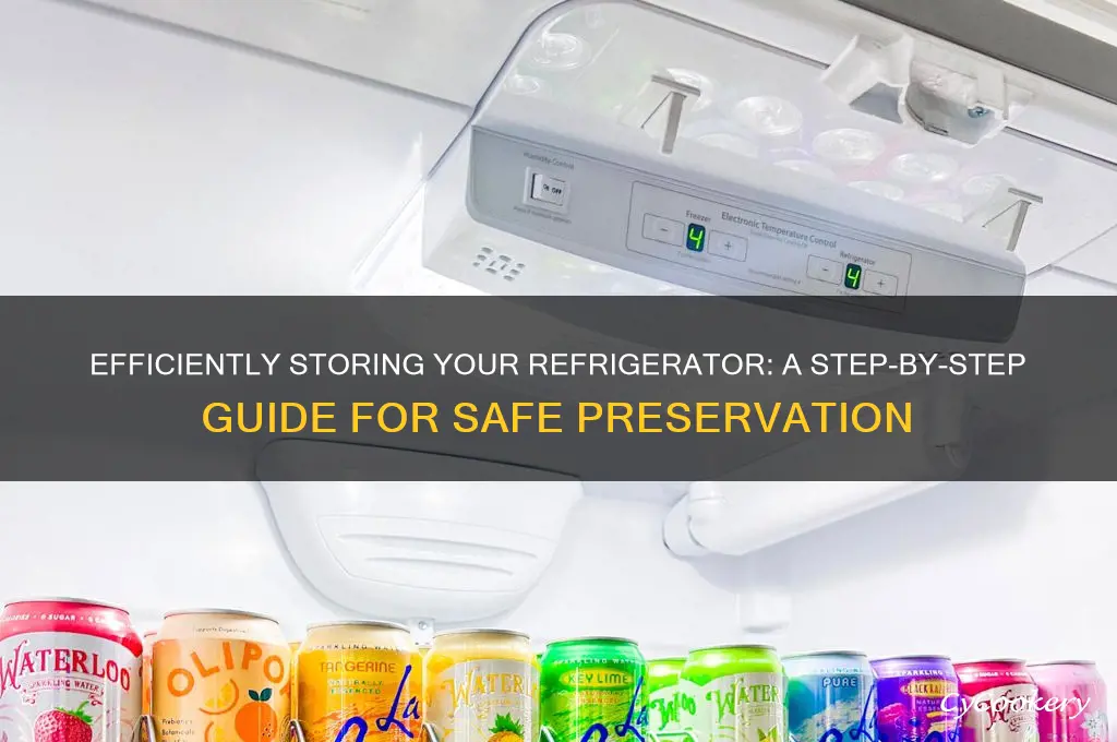 how do you put a refrigerator in storage