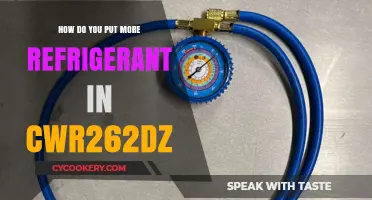 Adding Refrigerant to CWR262DZ: A Step-by-Step Guide for Proper Recharge
