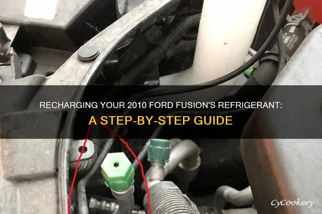 how do you recharge your 2010 ford fits refrigerant