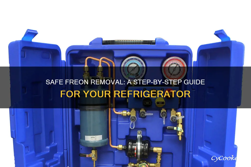 how do you remove freon from refrigerator