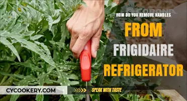 Easy Steps to Remove Handles from Frigidaire Refrigerator