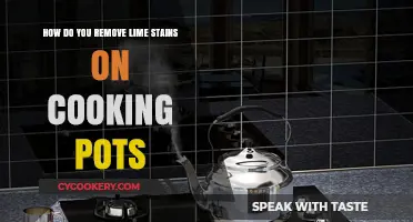 Get Rid of Lime Stains on Cooking Pots
