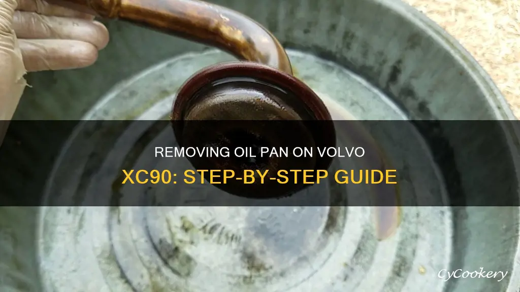 how do you remove oil pan on volvo xc90