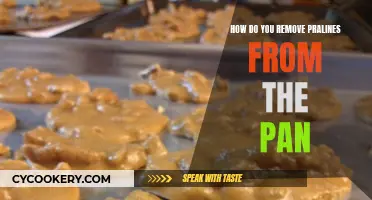 Removing Pralines from the Pan: A Step-by-Step Guide