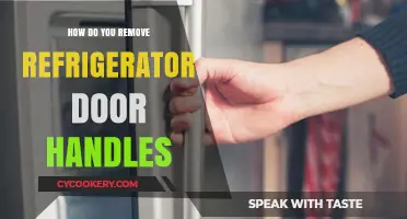 Easy Steps to Remove and Reinstall Refrigerator Door Handles Safely