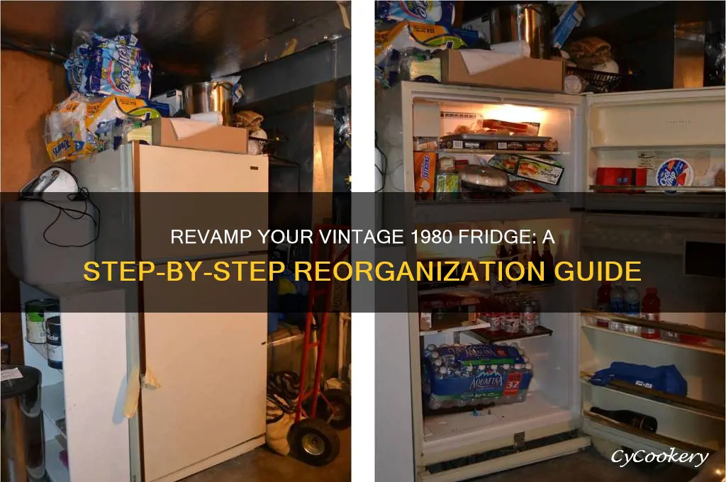 how do you reorganize a 1980 refrigerator