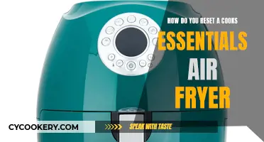 Cooks Essentials Air Fryer: Quick Reset Guide