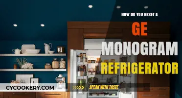 Easy Steps to Reset Your GE Monogram Refrigerator Quickly