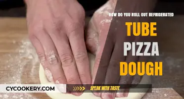 Perfectly Rolling Out Refrigerated Tube Pizza Dough: Tips and Tricks