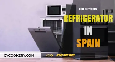 How to Say Refrigerator in Spain: A Quick Language Guide