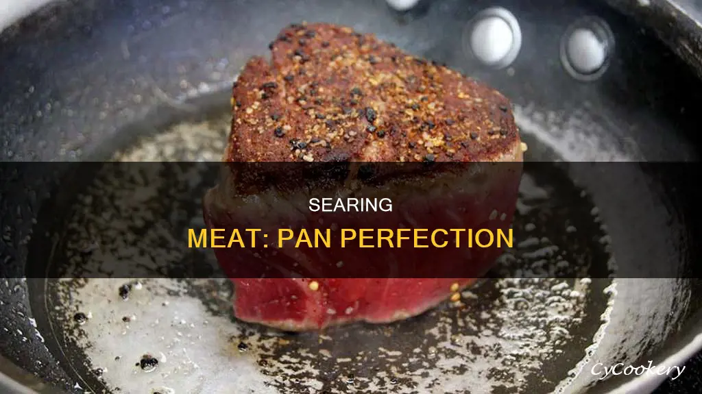 how do you sear meat in a pan