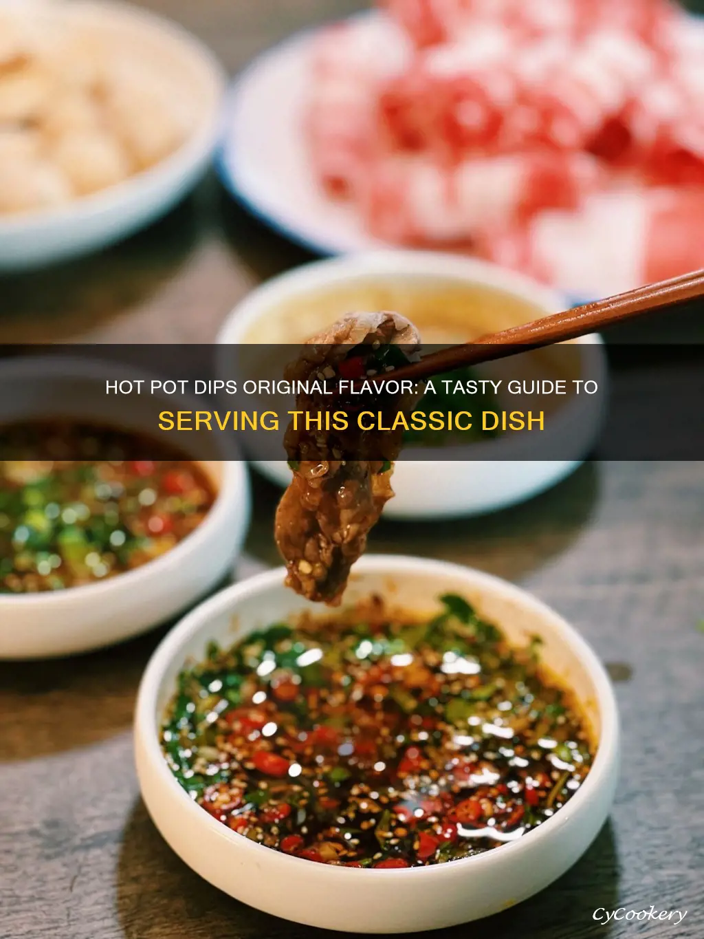 how do you serve hot pot dips original flavor