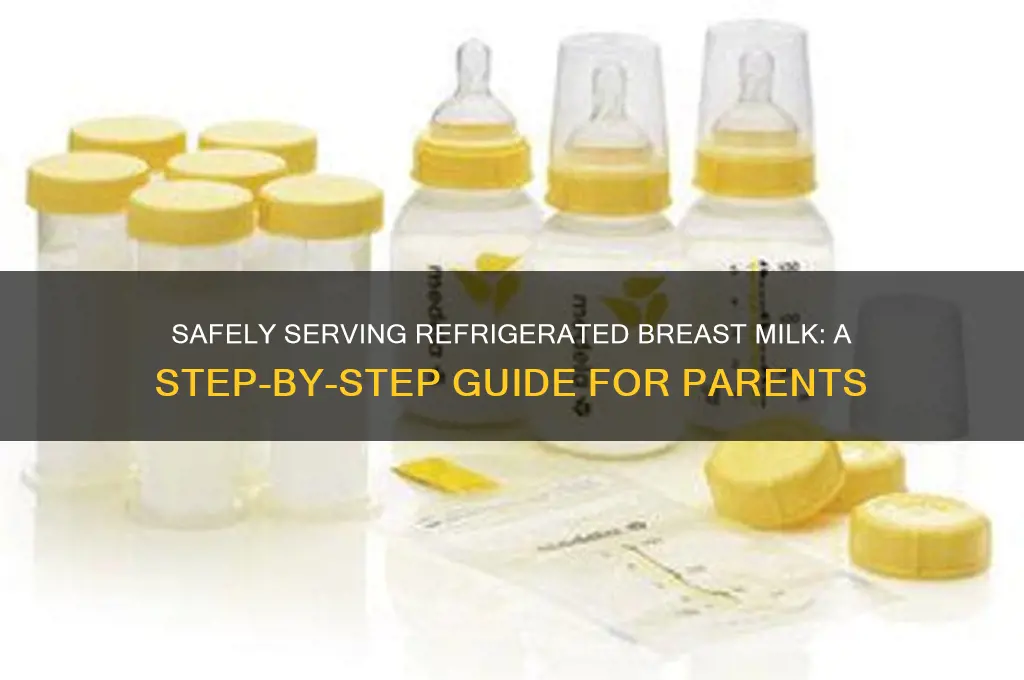 how do you serve refrigerated breast milk