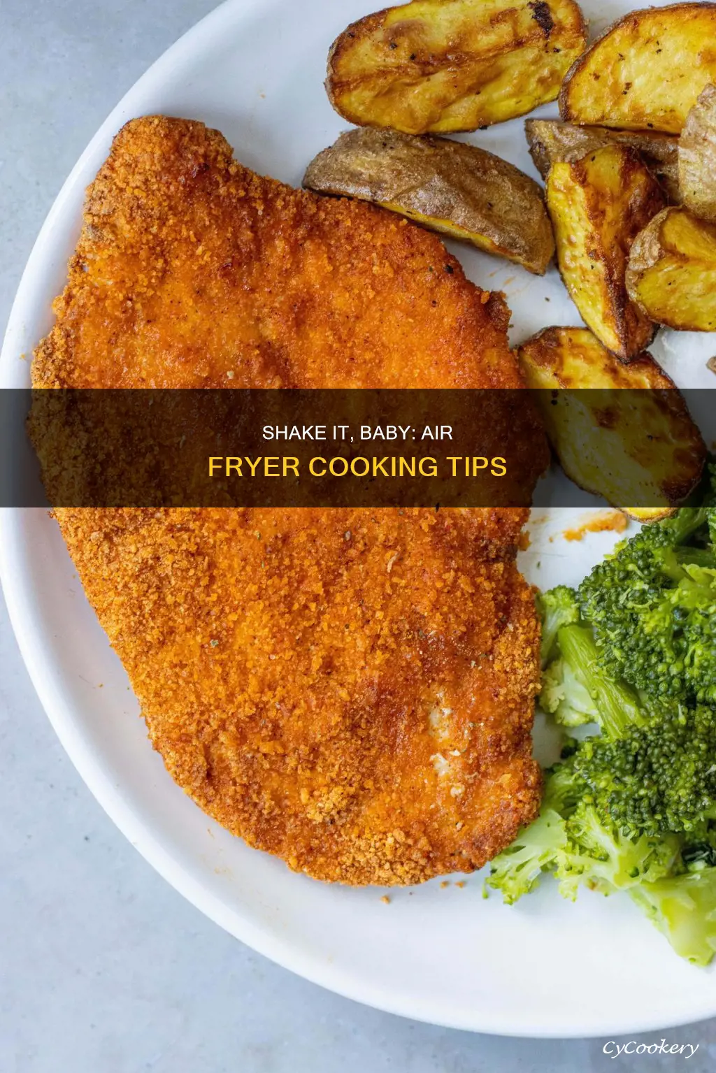 how do you shake ait fryer during cooking