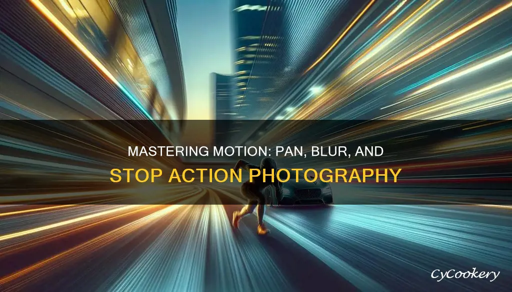 how do you shoot blur pan and stop action