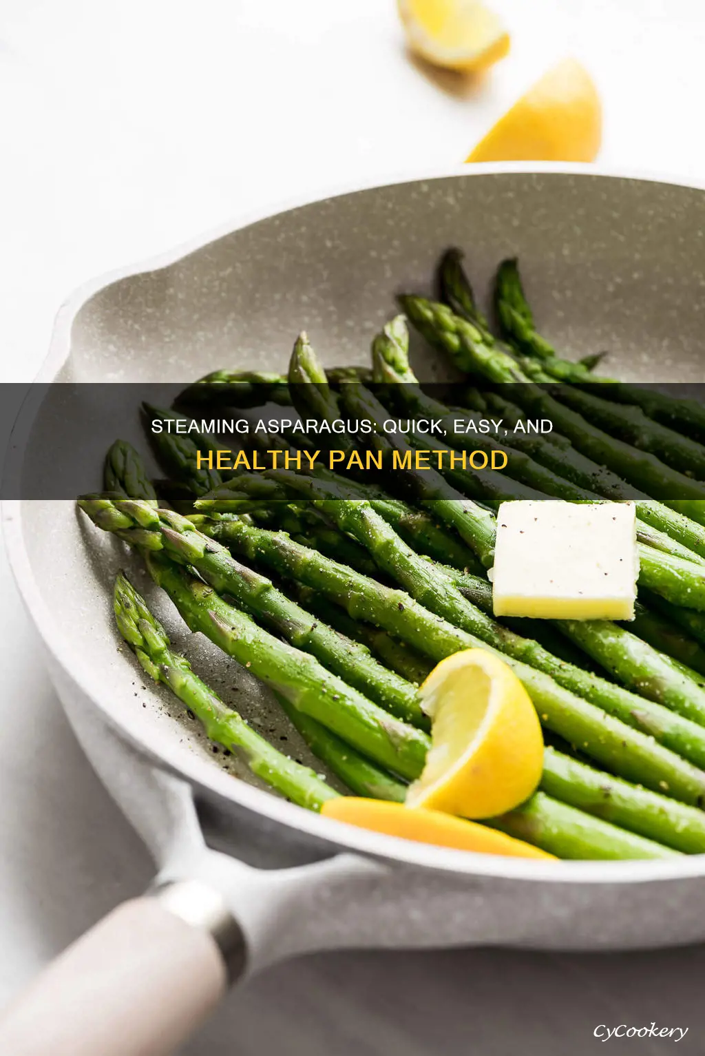 how do you steam asparagus in a pan
