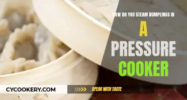 Steaming Dumplings: Pressure Cooker Method