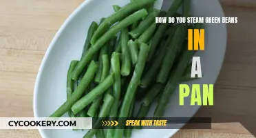 Steaming Green Beans: Pan Method