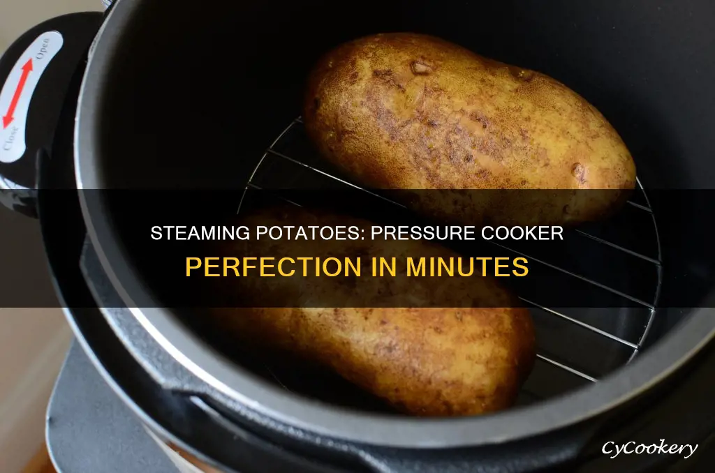 how do you steam potatoes in a pressure cooker