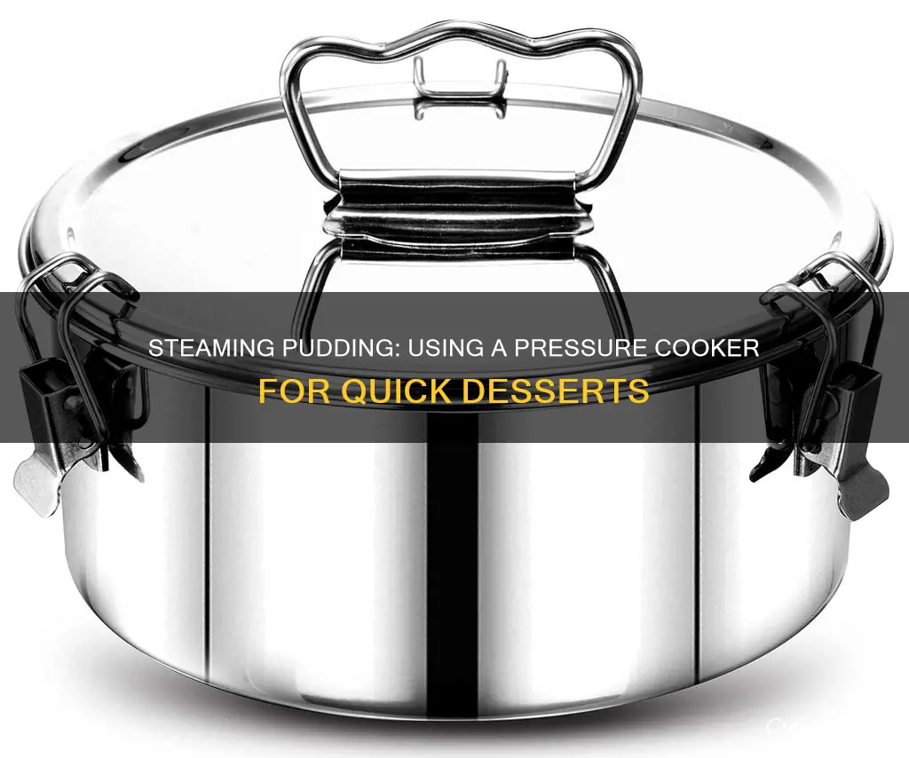 how do you steam pudding in a pressure cooker